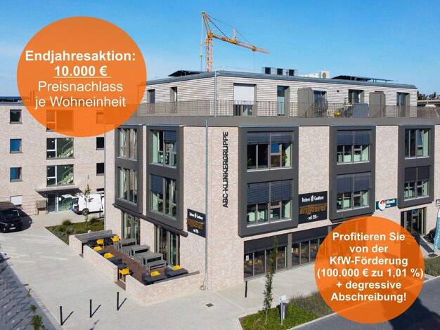 Penthouse zum Kauf - Erstbezug provisionsfrei 313.750 € 3 Zimmer 69,6 m² 3. Geschoss frei ab sofort Recke 49509