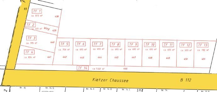 Grundstück zum Kauf 69.300 € 693 m²<br/>Grundstück Lebus Lebus 15326