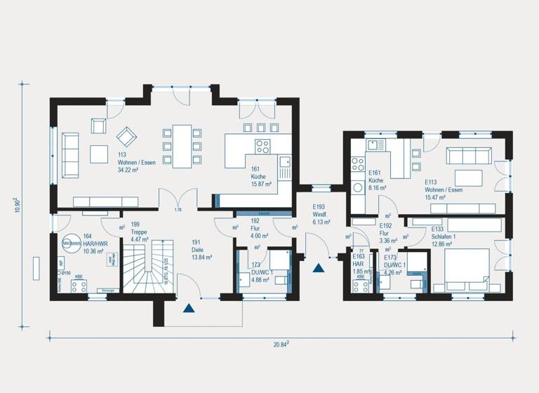Mehrfamilienhaus zum Kauf 574.700 € 6 Zimmer 232 m² 1.364,4 m² Grundstück Hackenhofen Parsberg 92331