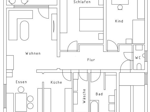 Wohnung zur Miete 1.173 € 3 Zimmer 102 m² 1. Geschoss frei ab 01.05.2026 Au am Rhein 76474