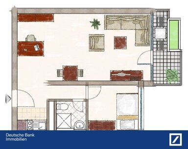 Apartment zum Kauf 84.500 € 1 Zimmer 46 m² Kaninchenberg Saarbrücken 66121