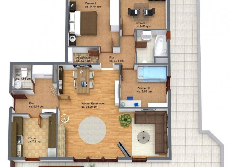 Penthouse zum Kauf 349.000 € 4 Zimmer 110,5 m² 3. Geschoss Buchholz Buchholz in der Nordheide 21244