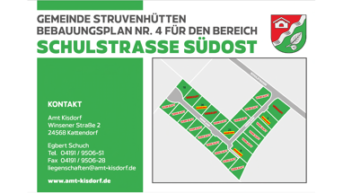 Grundstück zum Kauf provisionsfrei Schulstraße Struvenhütten 24643