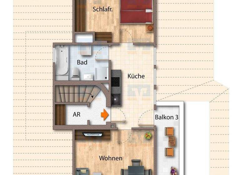 Wohnung zum Kauf provisionsfrei 330.000 € 2 Zimmer 58 m² Kirchzarten 79199