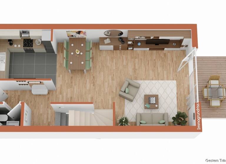 Reihenmittelhaus zum Kauf 549.000 € 5 Zimmer 143 m² 161 m² Grundstück Bad Säckingen 79713