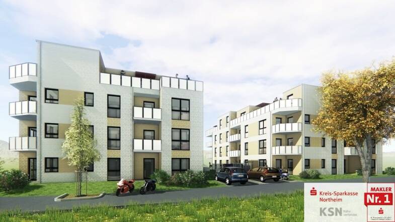 Wohnung zum Kauf - Neubau provisionsfrei 263.400 € 2 Zimmer 58,2 m² Northeim Northeim 37154