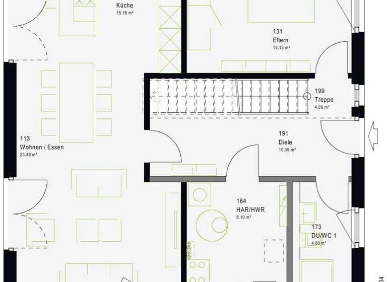 Einfamilienhaus zum Kauf - Erstbezug provisionsfrei 378.298 € 5 Zimmer 159 m² 359 m² Grundstück St. Ingbert 66386