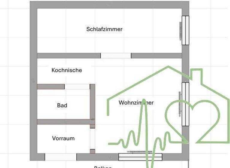 Wohnung zum Kauf 315.000 € 2 Zimmer 33,8 m² 1. Geschoss Innsbruck 6020