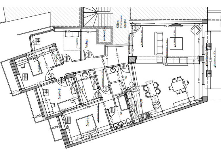 Studio zum Kauf 650.000 € 5 Zimmer 165 m² 1. Geschoss Thessaloniki