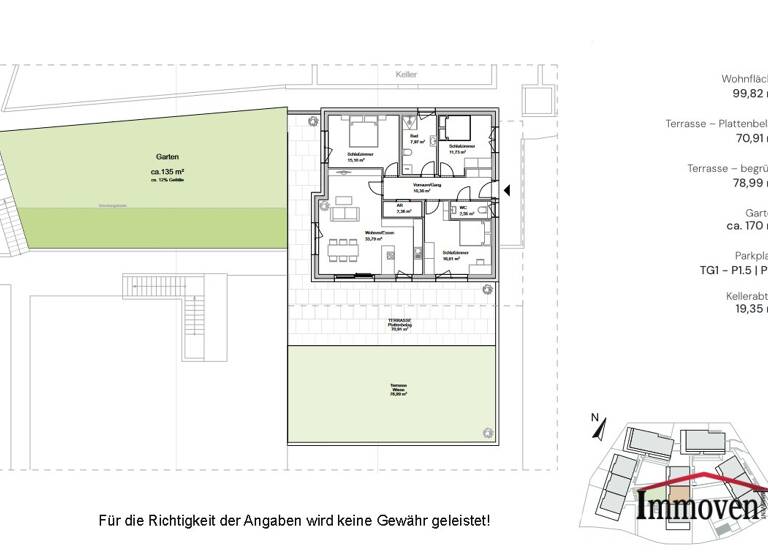 Wohnung zum Kauf - Erstbezug 753.257 € 4 Zimmer 99,8 m² Lichtensternweg Mariatrost Graz 8044