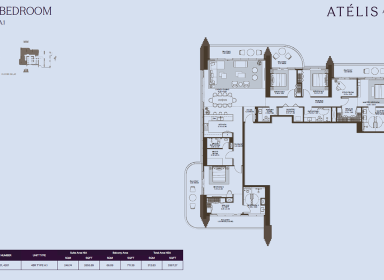 Wohnung zum Kauf provisionsfrei 2.493.400 € 6 Zimmer 312,8 m² Dubai