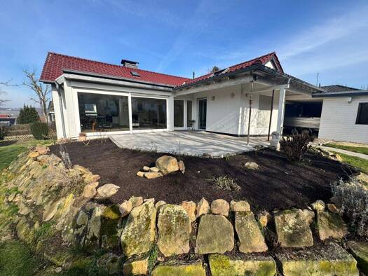 Einfamilienhaus zur Miete 1.500 € 3 Zimmer 125 m² 890 m² Grundstück frei ab sofort Sandershausen Niestetal 34266