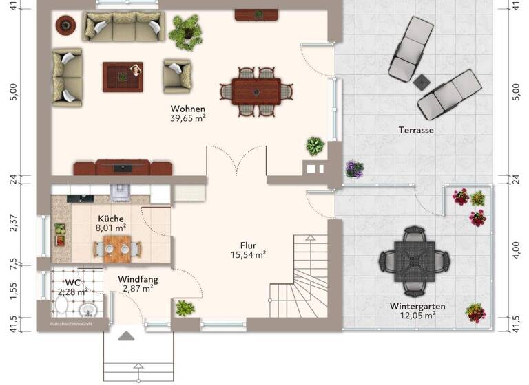 Einfamilienhaus zum Kauf 490.000 € 4 Zimmer 120 m² 530 m² Grundstück frei ab 01.04.2026 Eißendorf Hamburg 21077