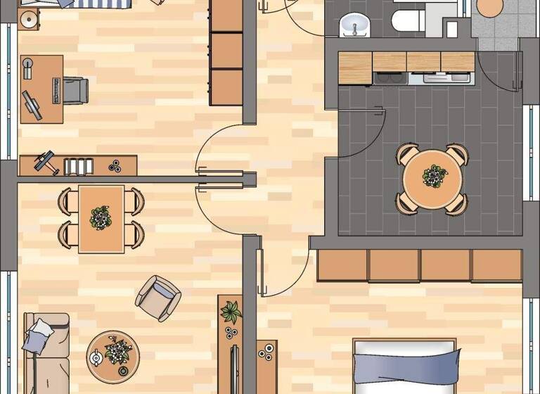 Wohnung zur Miete 609 € 3 Zimmer 75 m² EG Silcherstraße 2 Neudorf-Süd Duisburg 47057