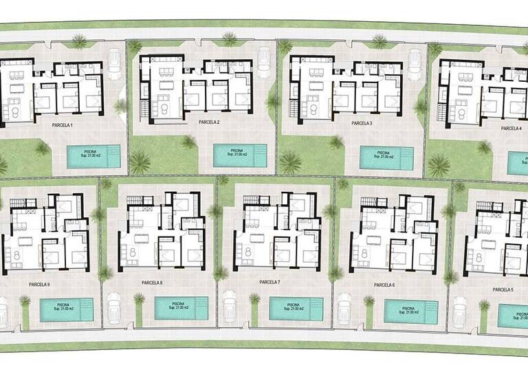 Villa zum Kauf - Erstbezug provisionsfrei 324.000 € 4 Zimmer 166 m² 306 m² Grundstück Alhama de Murcia 30840