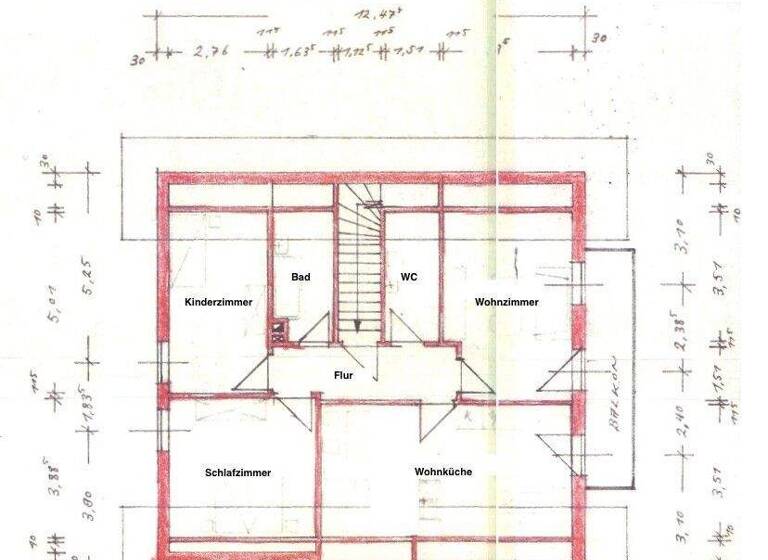 Wohnung zur Miete 525 € 4 Zimmer 81 m² 1. Geschoss Drachselsried 94256