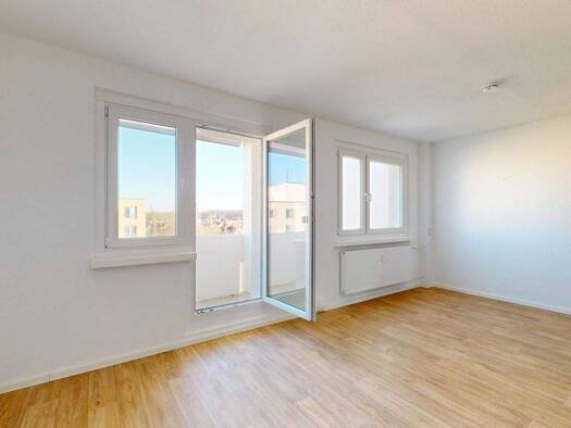 Wohnung zur Miete 376 € 3 Zimmer 57,2 m² 5. Geschoss Zapfenweg 1 Heide Nord Halle 06120