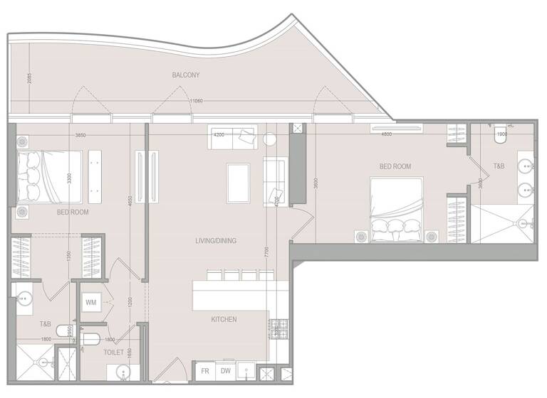 Wohnung zum Kauf provisionsfrei 633.115 € 3 Zimmer 112,2 m² Dubai 00000