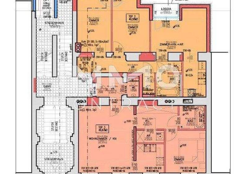 Wohnung zur Miete 595 € 3 Zimmer 49,6 m² Waldegg Linz 4020