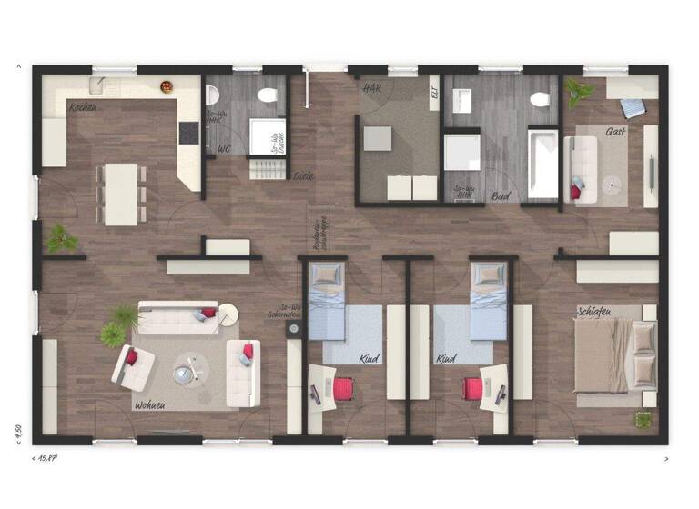 Haus zum Kauf 486.943 € 150 m² 1.400 m² Grundstück Fügen 6263