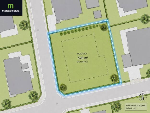 Grundstück zum Kauf provisionsfrei 412.000 € 520 m² Grundstück Notzingen Notzingen 73274