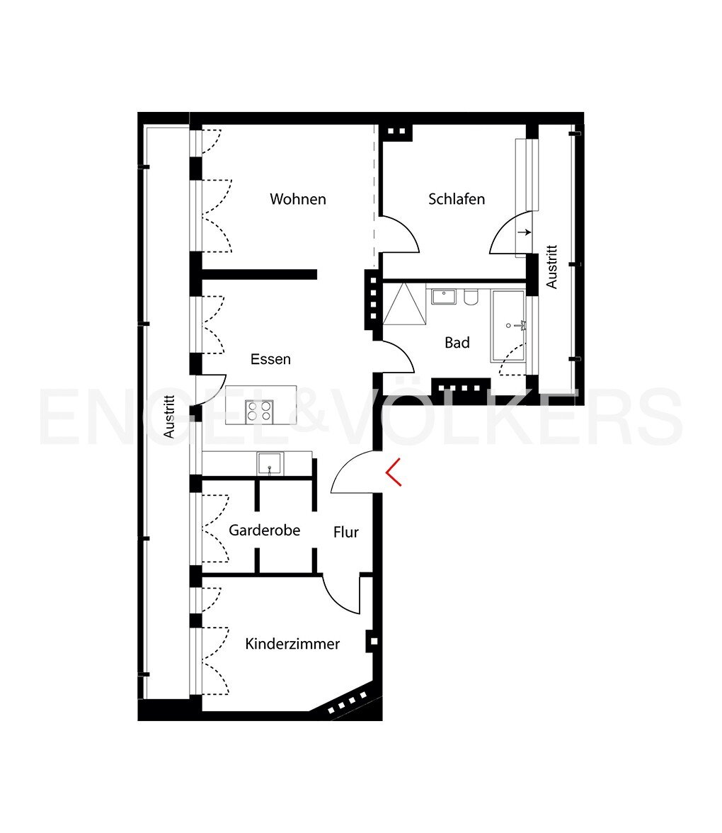 Wohnung zum Kauf 699.000 € 4 Zimmer 102 m²<br/>Wohnfläche 4.<br/>Geschoss Wilhelmsruh Berlin 13158