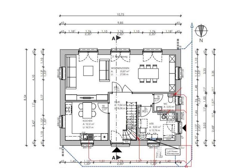 Einfamilienhaus zum Kauf provisionsfrei 996.200 € 4,5 Zimmer 143 m² 805 m² Grundstück Kleinmachnow 14532