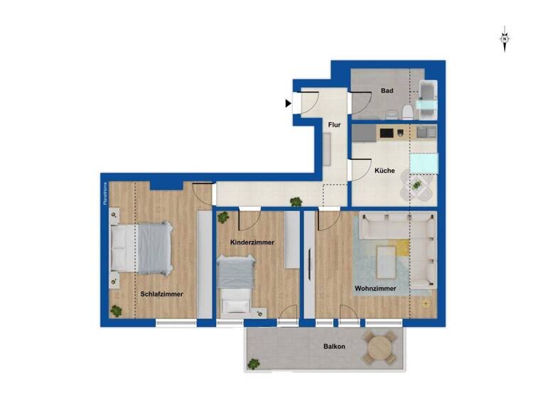 Penthouse zum Kauf 248.000 € 4 Zimmer 89,2 m² 3. Geschoss frei ab sofort Straubing 94315