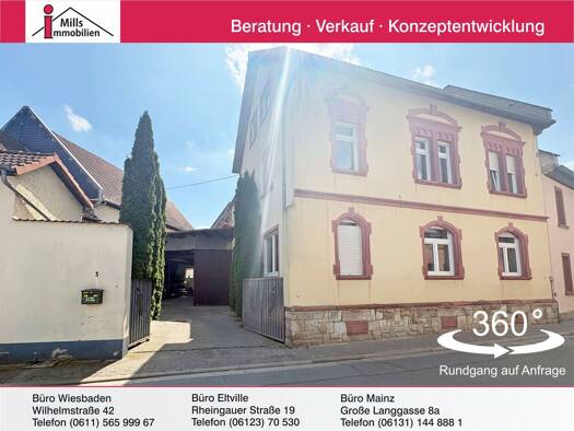 Einfamilienhaus zum Kauf 349.000 € 8 Zimmer 155 m² 522 m² Grundstück Schornsheim 55288