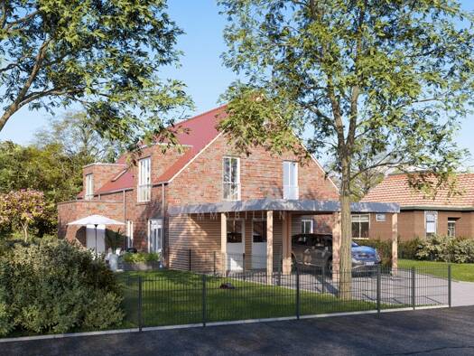 Doppelhaushälfte zum Kauf - Erstbezug 329.000 € 5 Zimmer 112,7 m² 619 m² Grundstück frei ab sofort Holthusen Weener 26826
