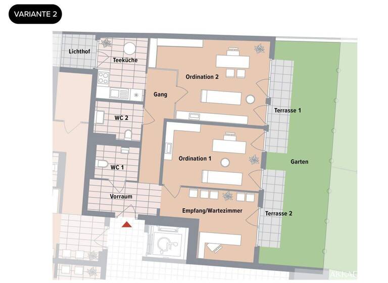 Praxis zum Kauf - Erstbezug 411.700 € 3 Zimmer 76,5 m² Bürofläche Wien 1230