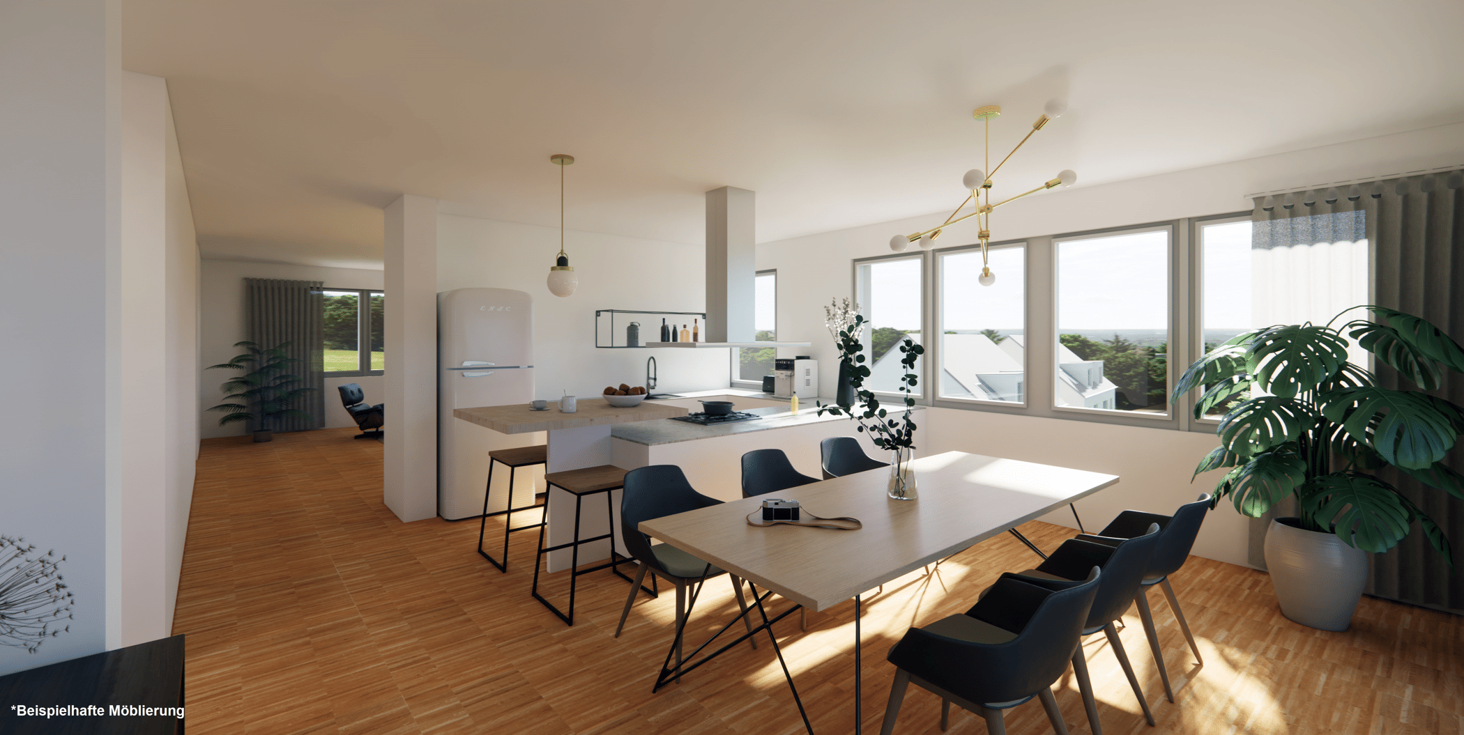 NEUBAU - EXKLUSIVE PENTHOUSE-WOHNUNG mit Weitblick im RieterBogen Kornburg – Käte-Reichert-Str. 28, 90455 Nürnberg – Vorschaubild 4