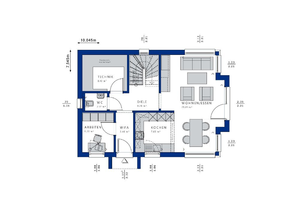 Einfamilienhaus zum Kauf provisionsfrei 392.200 € 4 Zimmer 126 m²<br/>Wohnfläche 855 m²<br/>Grundstück Untergeis Neuenstein 36286