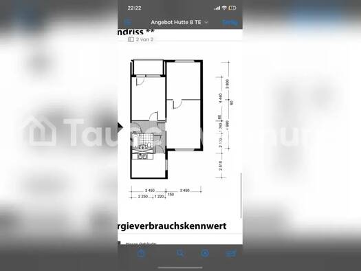 Wohnung zur Miete Tauschwohnung 510 € 3 Zimmer 59 m² 4. Geschoss Altstadt Erfurt 99084