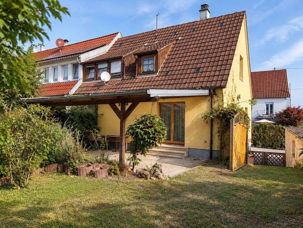 Doppelhaushälfte zum Kauf provisionsfrei 489.900 € 6,5 Zimmer 110 m² 424 m² Grundstück Berkheim Esslingen am Neckar 73734