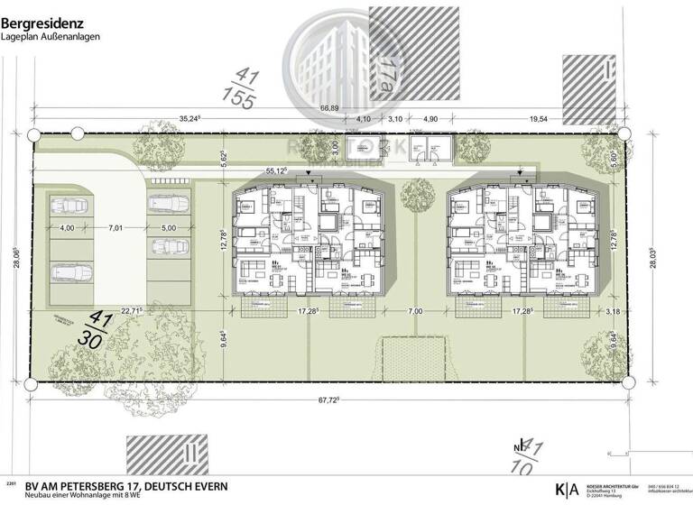 Wohnung zum Kauf - Erstbezug 445.000 € 3 Zimmer 79 m² 1. Geschoss Deutsch Evern 21407