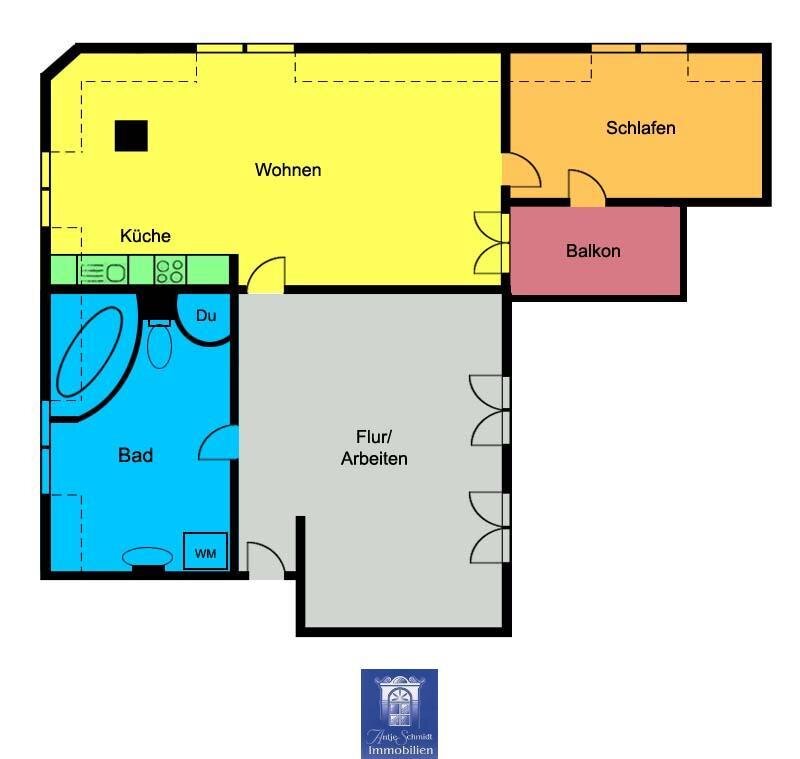 Wohnung zur Miete 480 € 2 Zimmer 76 m²<br/>Wohnfläche 15.01.2025<br/>Verfügbarkeit Meißen Meißen 01662