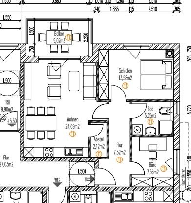 Wohnung zum Kauf provisionsfrei 355.000 € 2,5 Zimmer 65 m²<br/>Wohnfläche 2.<br/>Geschoss Gewerbestraße 17 Mettenheim-Hart Mettenheim 84562