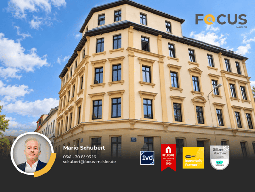Wohnung zur Miete 490 € 2 Zimmer 46,4 m² EG William-Zipperer-Straße 3 Altlindenau Leipzig 04177