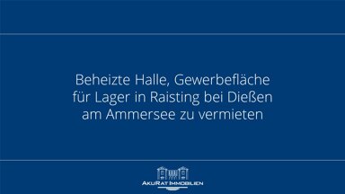 Lagerhalle zur Miete provisionsfrei 1.480 € 300 m² Lagerfläche Dießen Dießen 86911