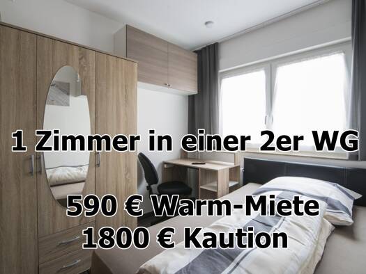 Wohnung zur Miete 590 € 1 Zimmer 15 m² 2. Geschoss Blücherstraße 30 a Nordstadt Pforzheim 75177