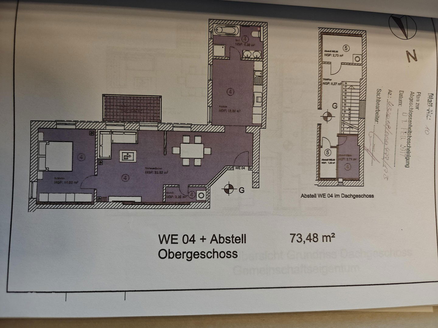 Wohnung zum Kauf provisionsfrei 189.500 € 2 Zimmer 73 m²<br/>Wohnfläche 1.<br/>Geschoss Garz Garz/Rügen 18574