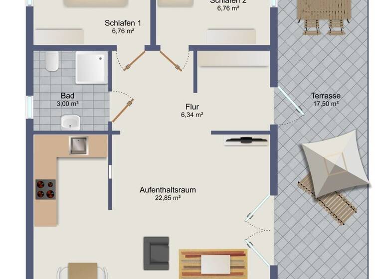 Haus zum Kauf 98.000 € 3 Zimmer 46 m² 406 m² Grundstück Halbe 15757