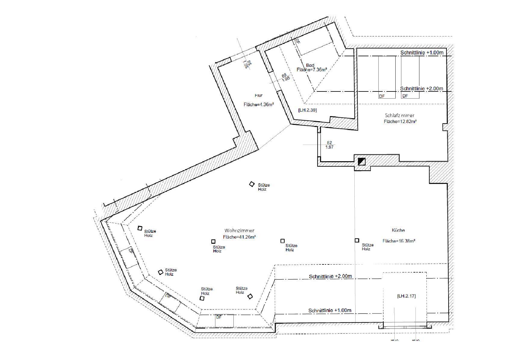 Wohnung zur Miete 347 € 2 Zimmer 73 m²<br/>Wohnfläche 3.<br/>Geschoss Werdauer Straße 58 Marienthal Ost 422 Zwickau 08056