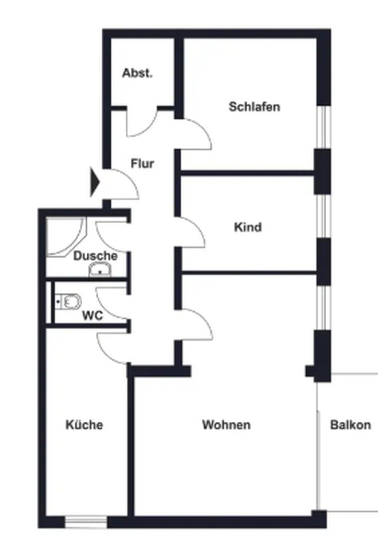 Wohnung zum Kauf provisionsfrei 274.000 € 3 Zimmer 84 m²<br/>Wohnfläche 2.<br/>Geschoss Henstedt-Ulzburg 24558