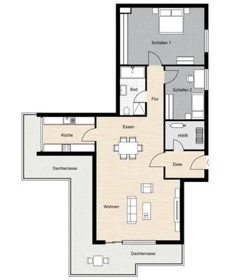 Wohnung zur Miete 700 € 3 Zimmer 103 m²<br/>Wohnfläche ab sofort<br/>Verfügbarkeit Tiergartenstr. Kirchrode Hannover 30559