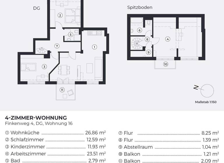 Maisonette zum Kauf provisionsfrei 141.900 € 4 Zimmer 95,9 m² 3. Geschoss Finkenweg 4 Fliegerhorst Oschatz 04758
