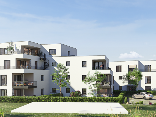 Wohnung zum Kauf - Neubau 410.000 € 2 Zimmer 54 m² 1. Geschoss Basler Landstraße 72 St. Georgen Freiburg im Breisgau 79111