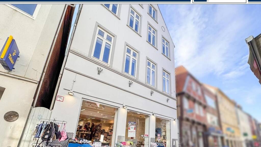 Teilvermietetes Geschäftshaus in 1A-Bestlage in der Rendsburger Innenstadt