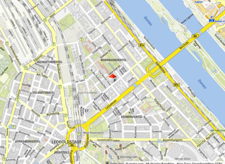 Bürofläche zur Miete 15,50 € 967,7 m² Bürofläche Wien 1020